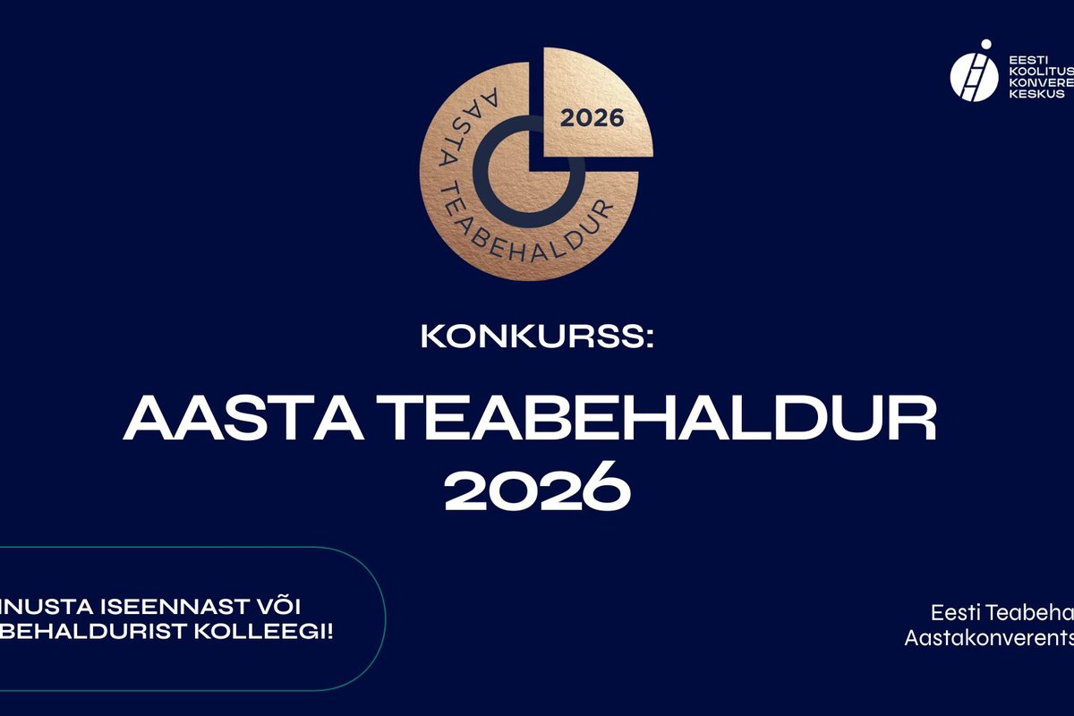 Aasta teabehaldur 2026: tunnustame neid, kes hoiavad organisatsioone koos