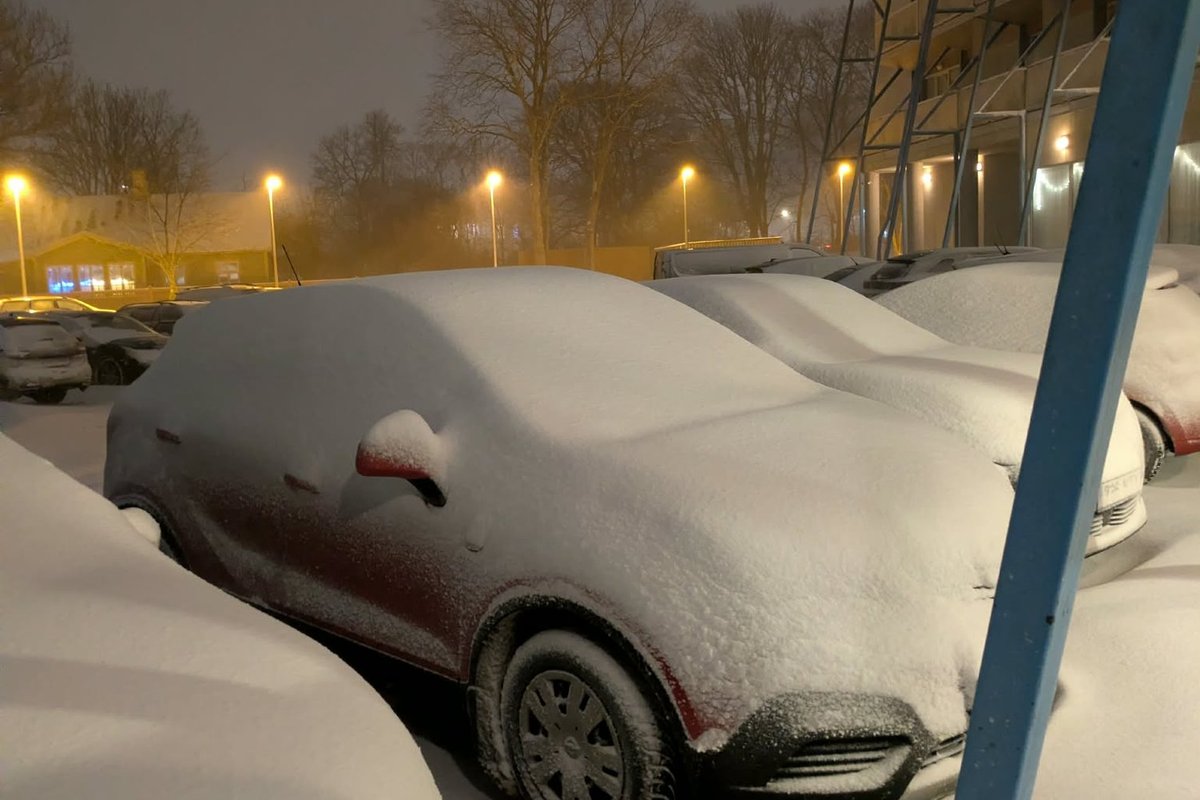ILMAPROGNOOS | Tihe lumesaju vöönd liigub üle Eesti, teeolud on ohtlikud - Maaleht