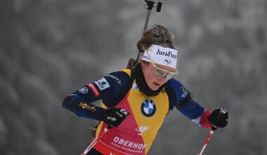 Laskesuusaäss Jeanmonnot kasutas keelatud reklaamkleebist, kuid pääses diskvalifitseerimisest