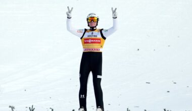 VIDEO | Sloveen Prevc võidutses nelja hüppemäe turneel teist etappi järjest