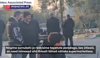 VIDEOD | Iraani riigitelevisioon näitab hoiatuseks tänavatele jäetud ja surnukuuridesse kogutud hukkunuid