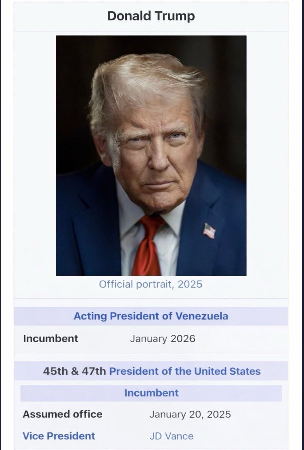 Kuvatõmmis Donald Trumpi postitusest