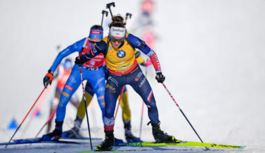 Prantsuse staar võitis Ruhpoldingis maailmakarika jälitussõidu