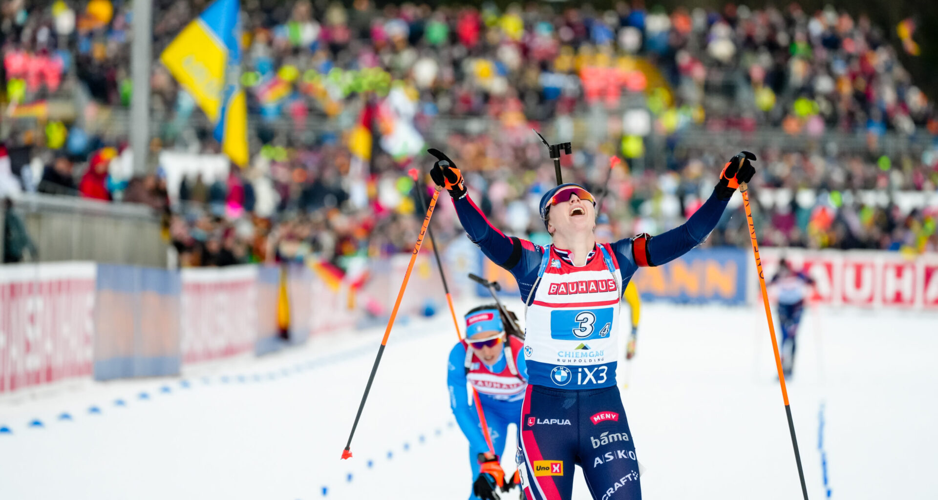 Norra võitis Ruhpoldingis naiste maailmakarika teatejooksu