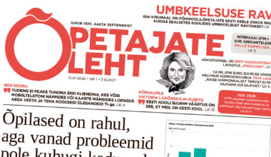 Õpetajate Leht 13. jaanuaril - Õpetajate Leht