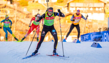 Saksamaa laskesuusatamise koondis Oberhofis toimuval maailmameistrivõistluste etapil
