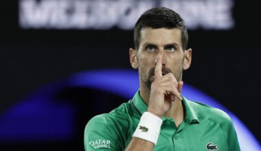 VIDEO | Novak Djokovici lahutas Austraalia lahtistel disklahvist mõni sentimeeter
