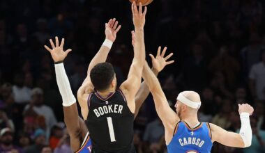 VIDEO | Bookeri lõpusekundi kaugvise tõi Sunsile NBA meistri vastu võidu