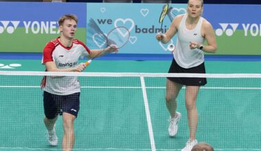 Sulgpallurid Kristin Kuuba ja Tauri Kilk võitsid Eesti meistrivõistlustelt kolm kuldmedalit