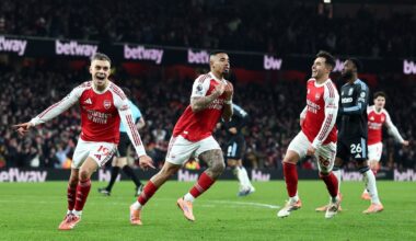 Arsenal lõpetas Aston Villa pika võiduseeria ning kindlustas liidripositsiooni