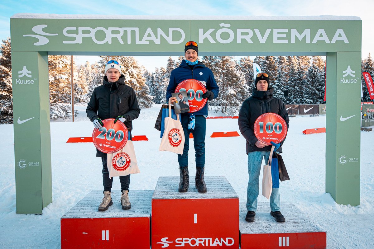 Päikseline talveilm tõi Sportland Kõrvemaa Suusamaratonile üle 700 suusataja