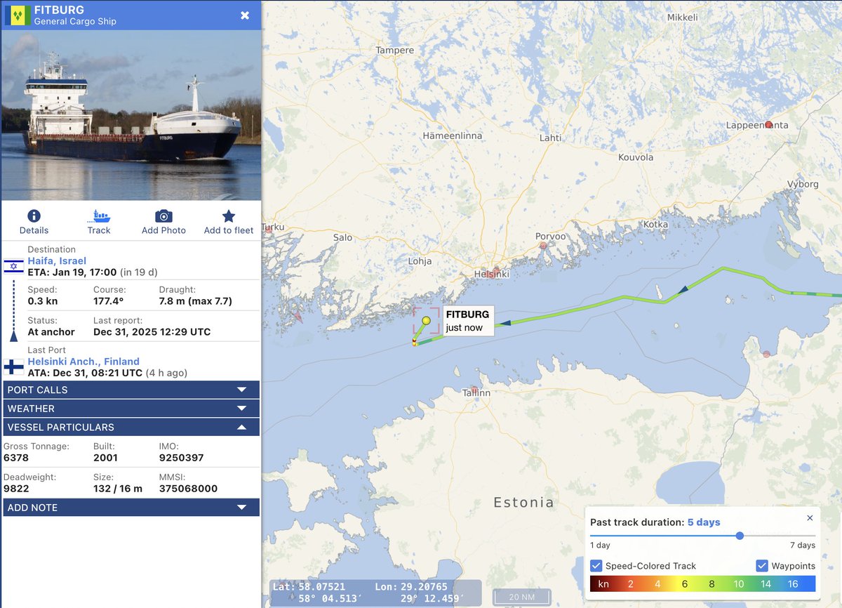 Soomes kinni peetud laeva omanik on Türgi ettevõte