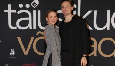 KUUM PAAR! Evelin Võigemasti tuli filmi esilinastusel toetama tema kallim