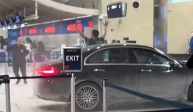 Autojuht sõitis USA lennujaama terminali – politsei pidas juhi kinni