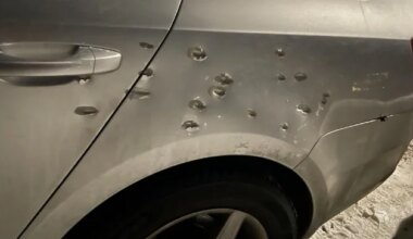 Valgas tulistati vallaettevõtte juhi auto sõelapõhjaks