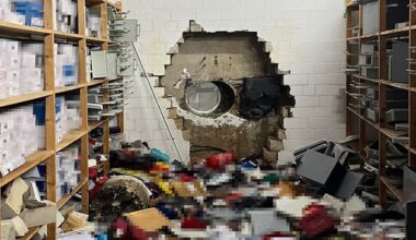 Vargad puurisid Saksa panga seina sisse augu ja viisid minema hulga raha ja väärisasju