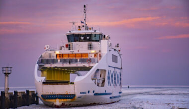Madala veetaseme tõttu on praamiliiklus häiritud