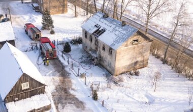 FOTOD | Traagiline tuleõnnetus Karksi-Nuias: „Vanakesed elasid siin, rahulikud inimesed.“ - Õhtuleht