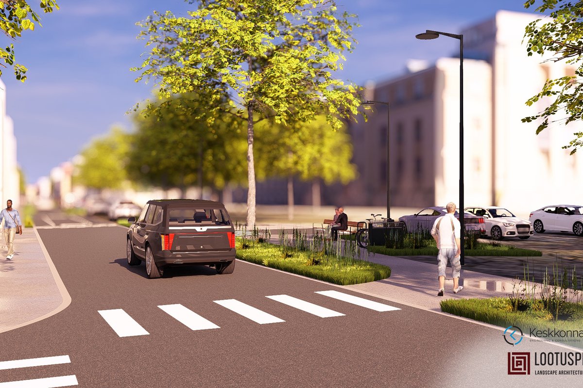 Tallinn parandab liiklusohutust Salme koolitänaval, uut haljastust ei rajata