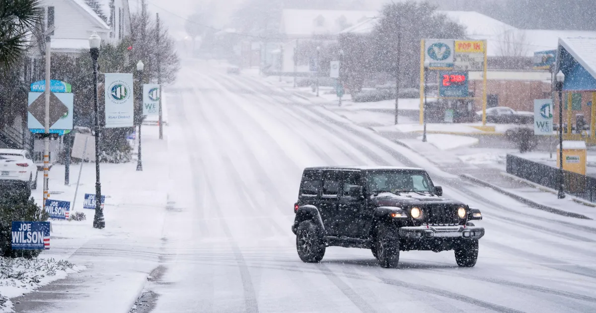 Lumetorm tõi USA lõunaosariikidesse liikluskaose - Maailm - Postimees.ee