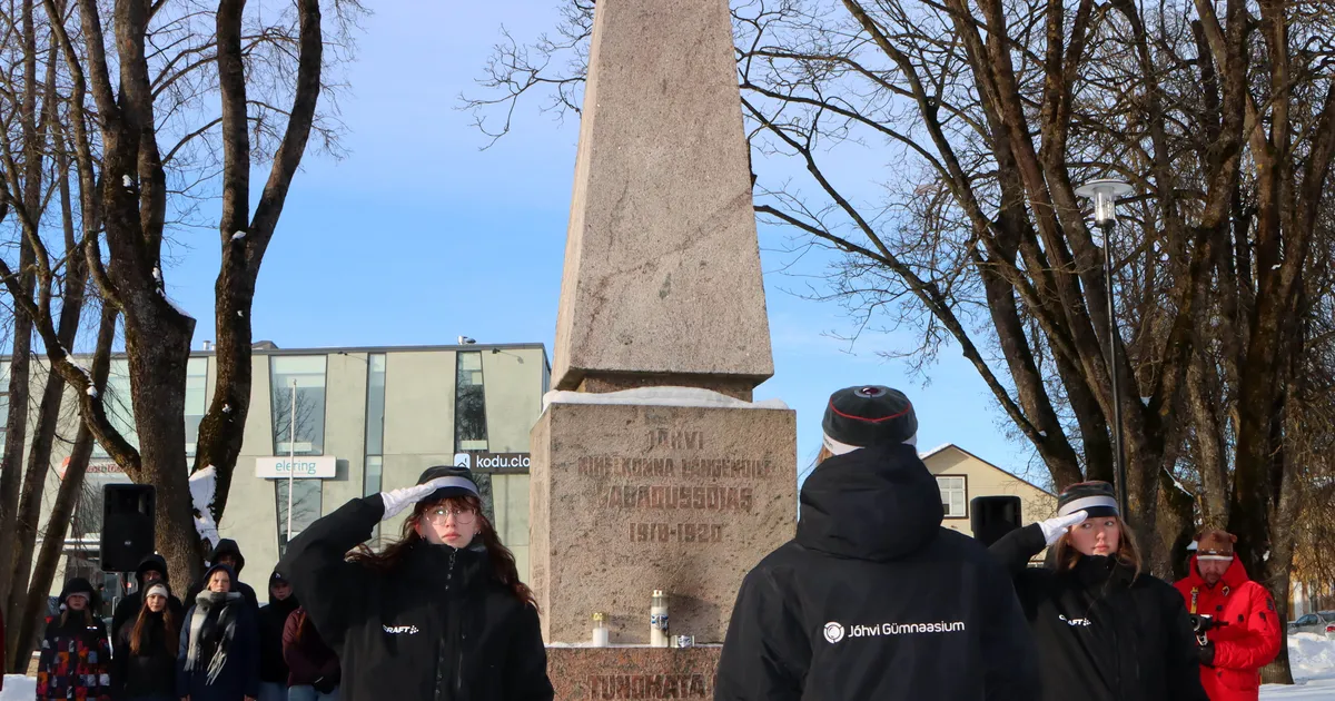 PILDIGALERIID ⟩ Jõhvis ja Narvas tähistati Tartu rahu aastapäeva