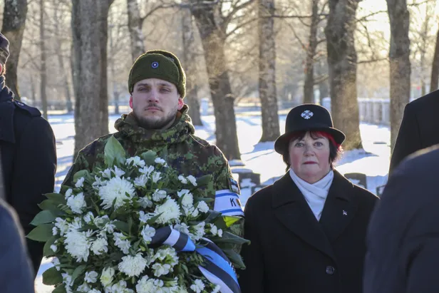 Tartu rahu aastapäeva tähistamine Pärnus.