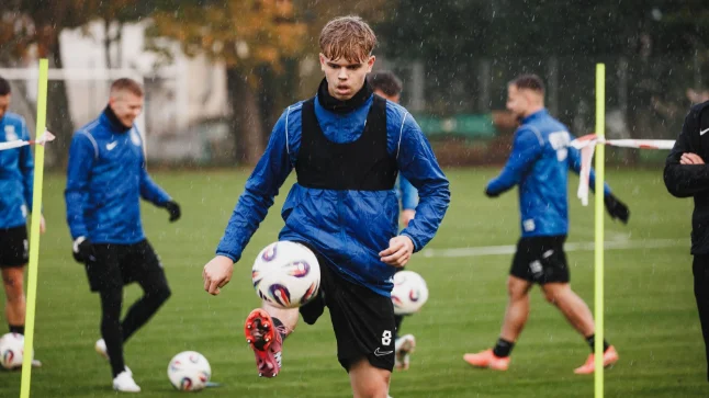 Paalberg osales pühapäeval Saint-Etienne’i esindusmeeskonna treeningul