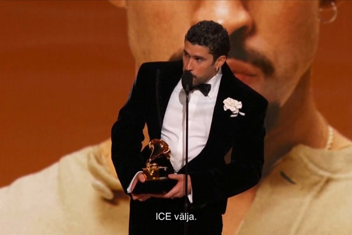 VIDEO | „Me ei ole metslased ega loomad.“ Grammy-võitja Bad Bunny poliitiline sõnavõtt võeti vastu ovatsioonidega