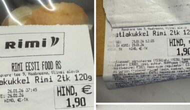 Rimi töötaja kleepis „kõlblik kuni“ etiketi uue kuupäevaga üle. Ettevõte: võtame seda kui õppetundi