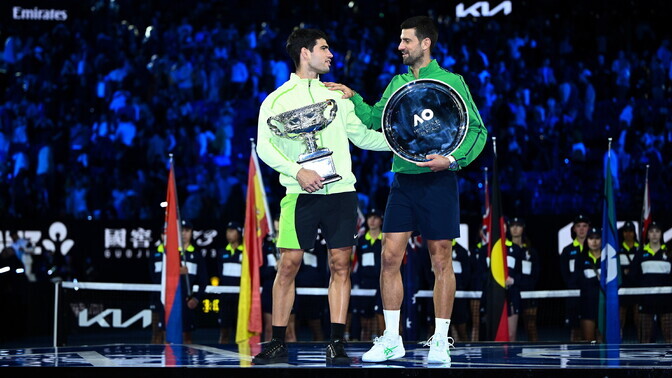 Djokovic Alcarazile: jõuame järgmise kümne aasta jooksul veel palju mängida | Tennis