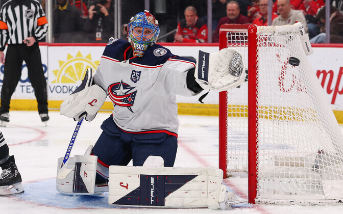 Olümpiaks valmistuv Merzlikins tegi esimese nullimängu | Jäähoki