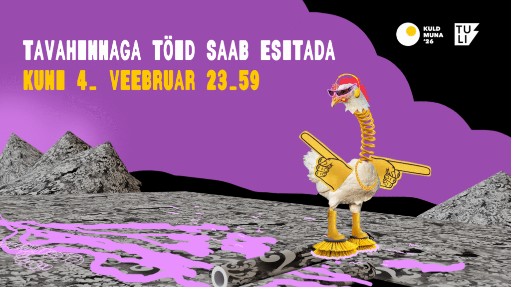 KIIRUSTA! Kuldmunale saab töid tavahinnaga esitada vaid täna õhtuni