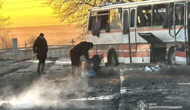 Vene droonid ründasid Ukrainas kaevurite bussi, hukkus 12 inimest