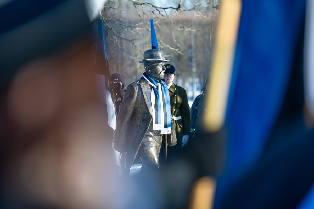 FOTOD | Jaan Poska monumendi juures tähistati Tartu rahu 106. aastapäeva