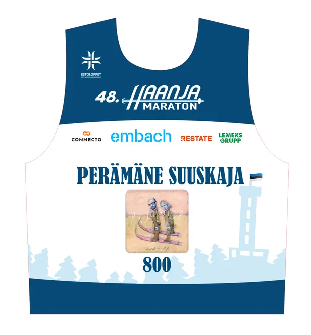 Just sellist särki kannab Marko Veisson Haanja maratonil.