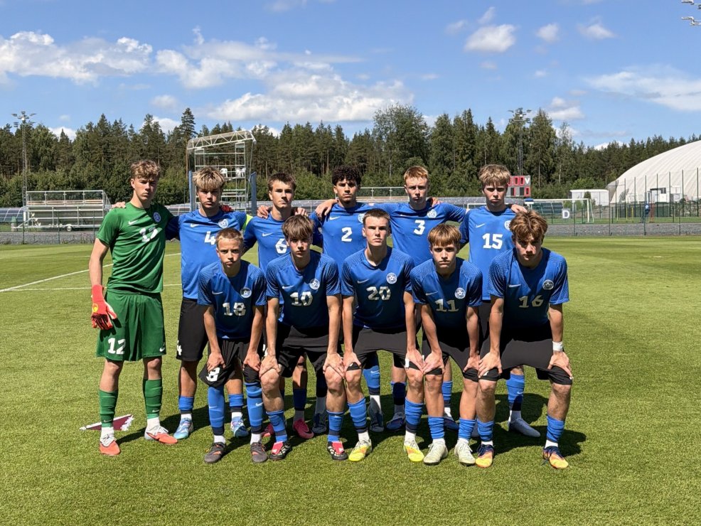 Üheksa minutiga kolm väravat lasknud U17 koondis alistus Lätile