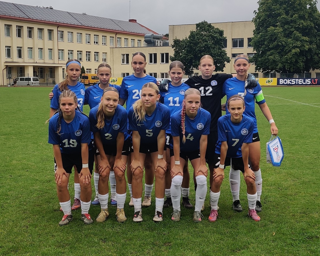 Eesti U15 koondis. Foto: Eesti Jalgpalli Liit