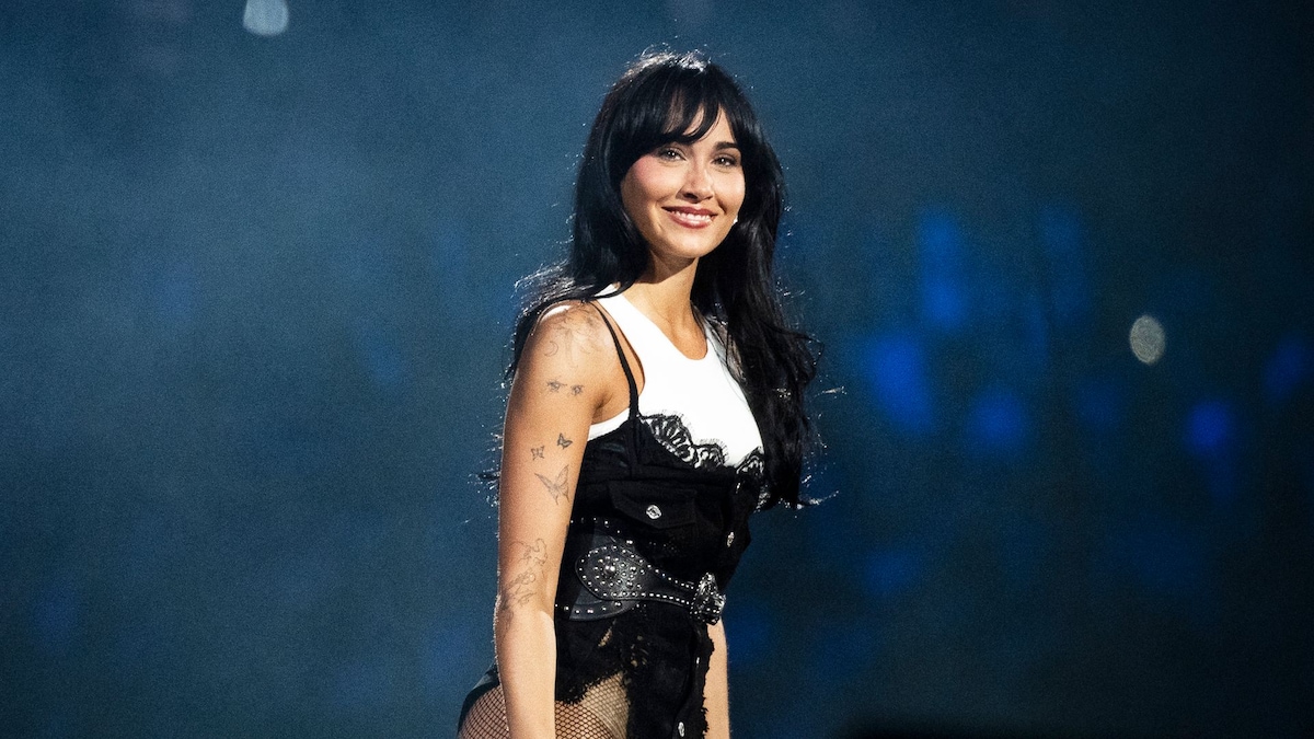 Los looks más rompedores de Aitana para su concierto en Madrid: cuero, transparencias y cristales
