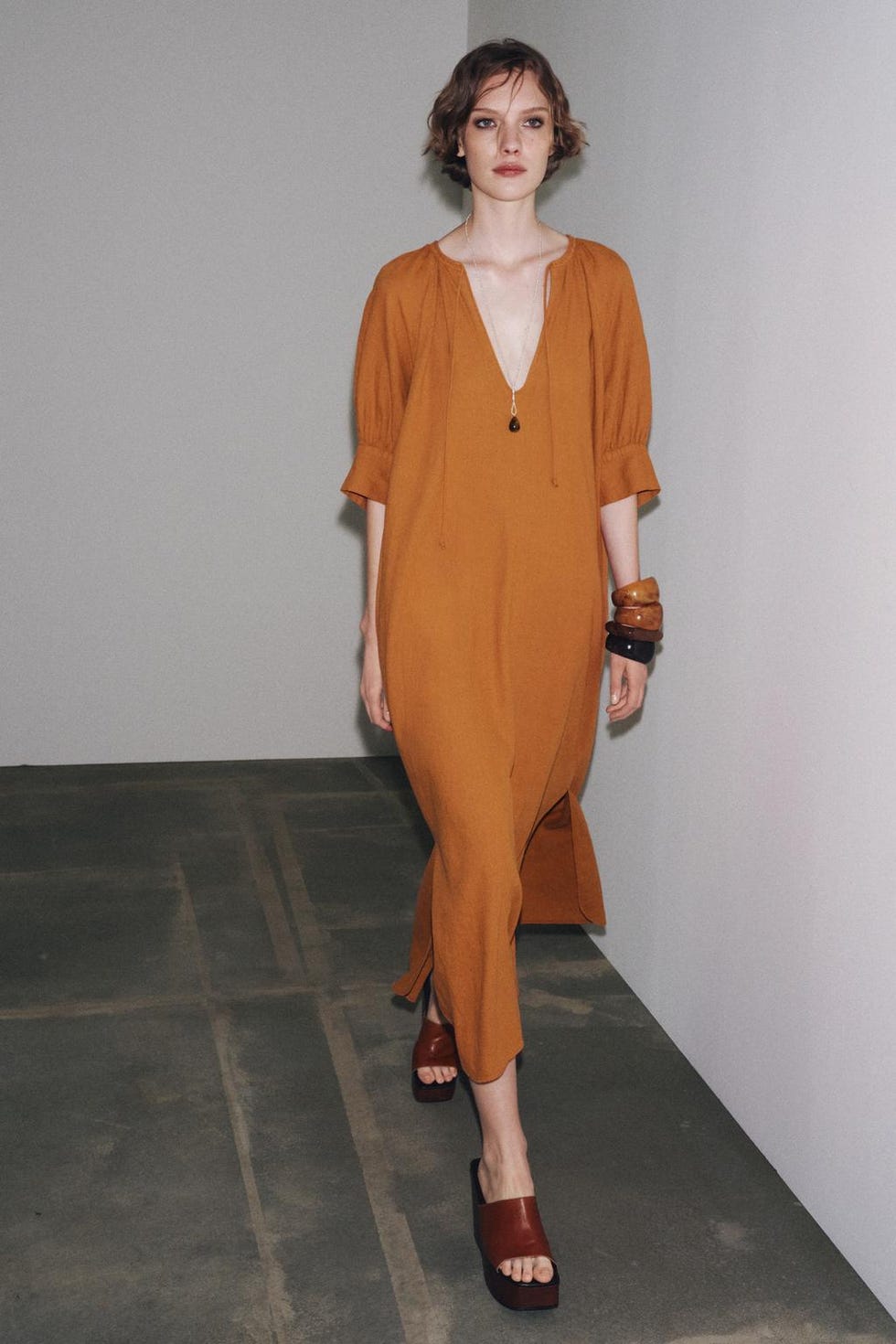 vestido caftán