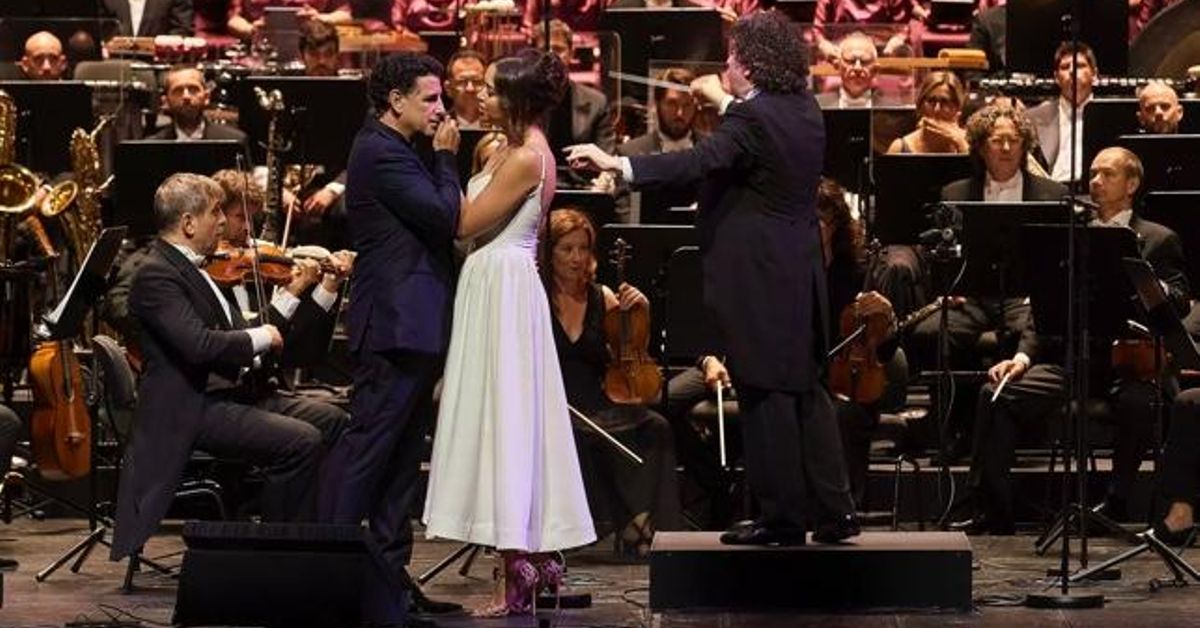 El West Side Story de Dudamel, Sierra y Flórez cierra la temporada del Liceu con ritmos latinos y una ovación histórica