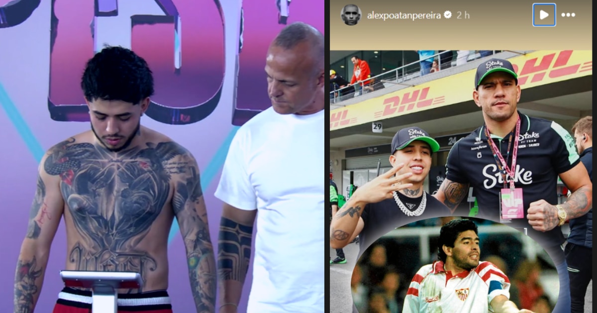 Tras homenaje a Maradona en el pesaje, peleador de la UFC apostó más de $60 millones por el triunfo de Westcol