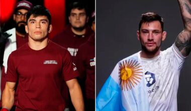 Dos argentinos pelearán en la cartelera principal de UFC este fin de semana: horarios, TV y todo lo que hay que saber