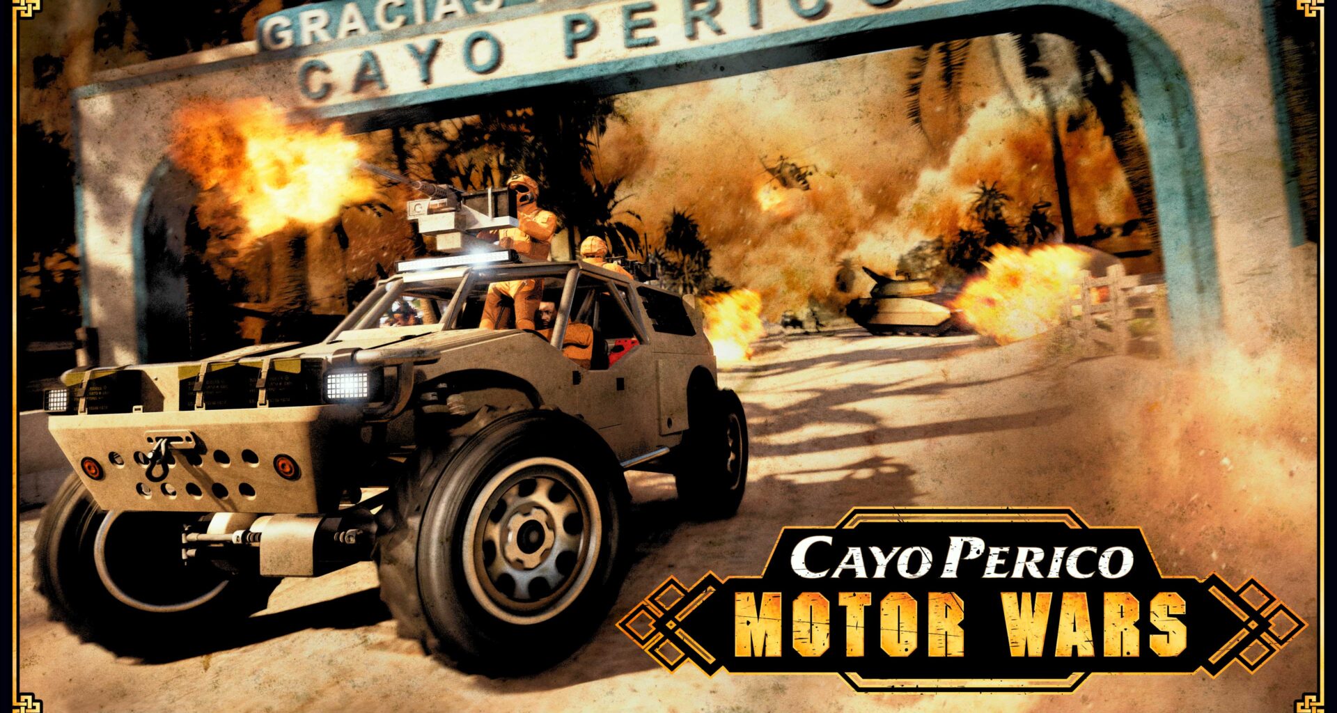 Cayo Perico Motor Wars: New Mode with 4X Rewards for GTA+ Members - Rockstar Games