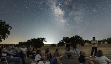 I 'Star Party' de la finca La Cocosa de la Diputación de Badajoz atrae a 300 personas