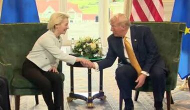 Metales, coches y combustibles fósiles emergen como vencedores del pacto comercial entre Von der Leyen y Trump