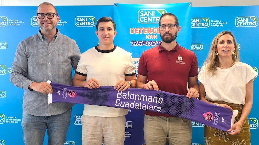 El BM Guadalajara presenta al central madrileño Gonzalo Velasco, último fichaje