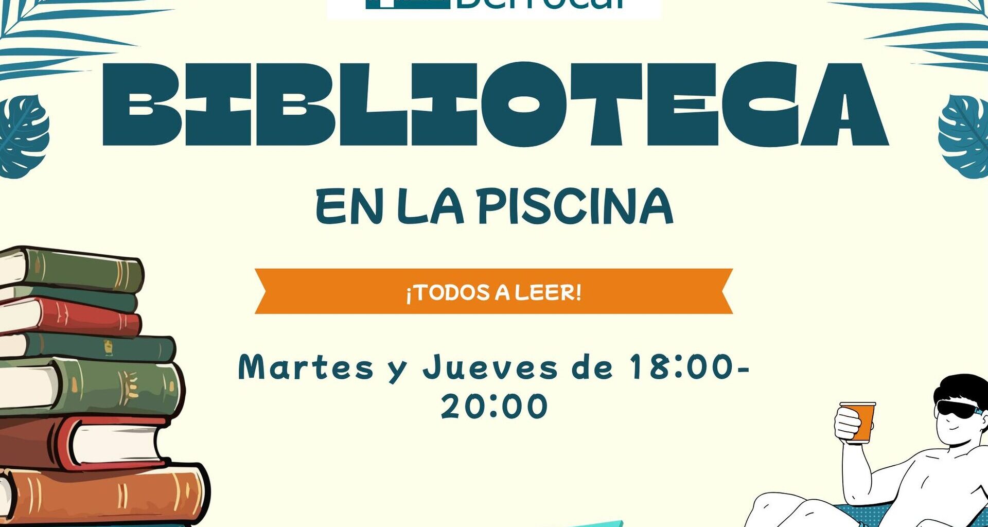 Berrocal estrena servicio de biblioteca en su piscina municipal para fomentar la lectura estival