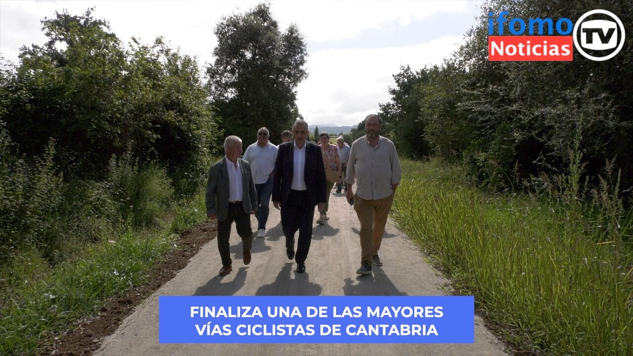 El itinerario ciclista entre Astillero y Ontaneda se completa con los dos kilómetros del tramo Villaescusa-Penagos