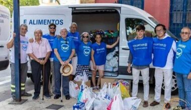 La novillada sin picadores abre las Colombinas con la recaudación de dos toneladas de alimentos