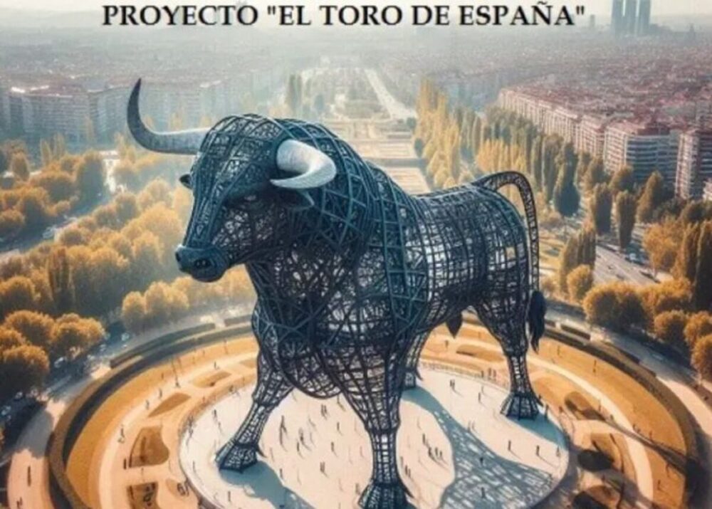 Vox quiere en Burgos la escultura del gran toro de 300 metros de altura